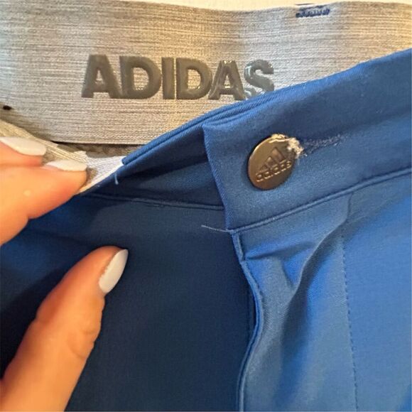 Adidas Men's Blue Pants Size 32 Casual Stretchable 5-Pocket Design - Picture 6 of 14